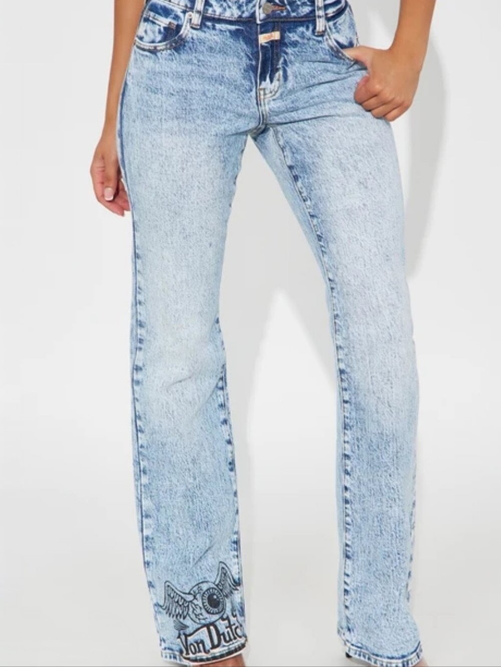Von Dutch Low Rise Bootcut Jeans